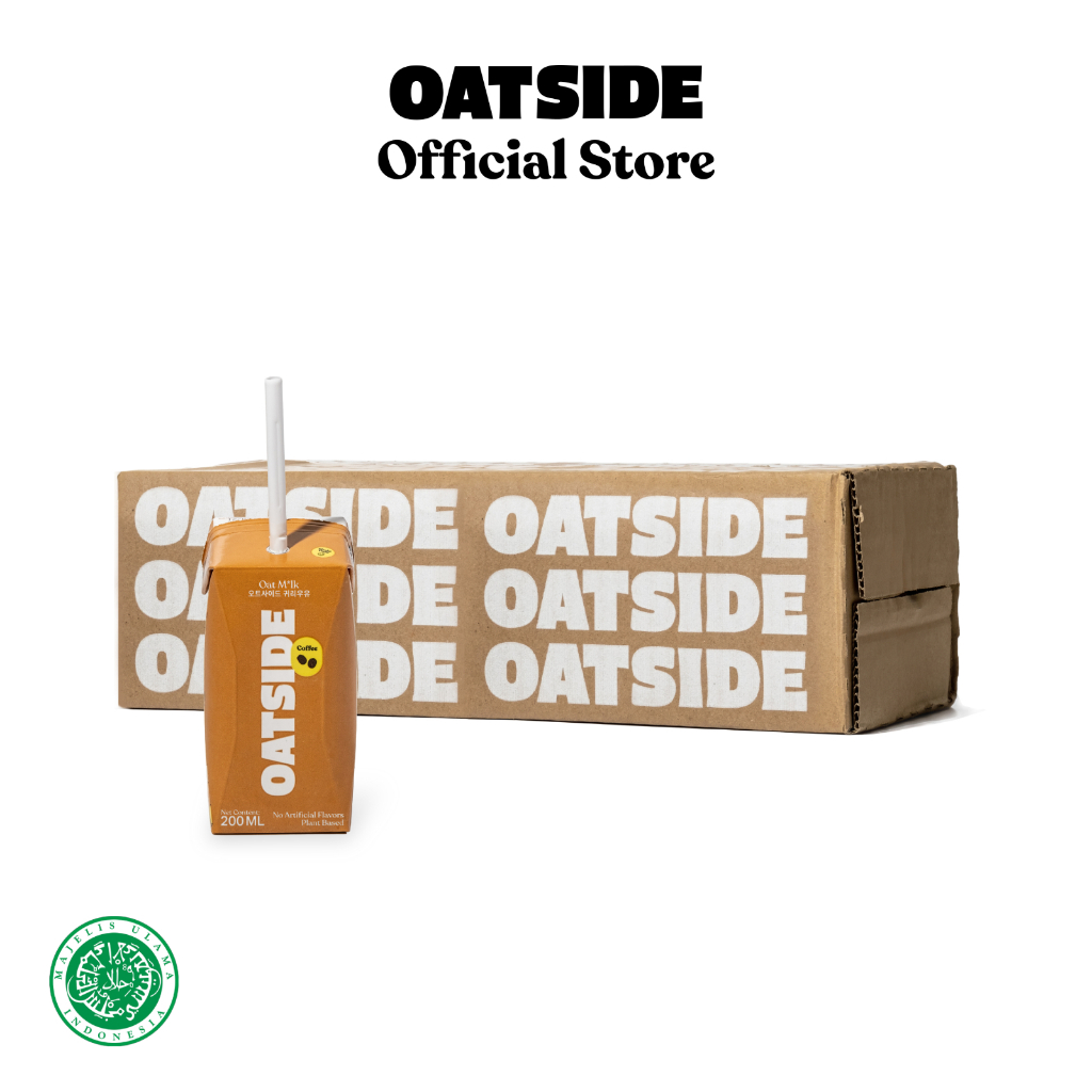 OATSIDE Coffee Oat Milk Latte 200ml x 24 Dairy Free, Creamy, Lactose