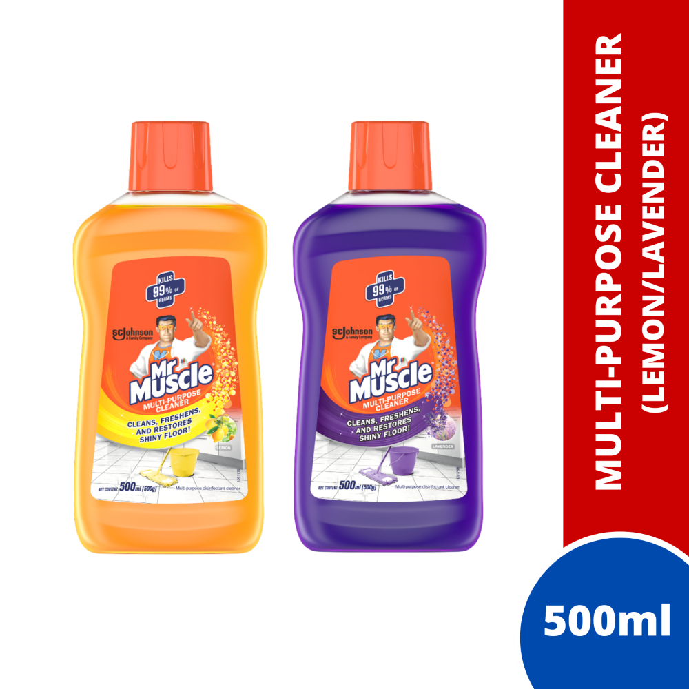Mr Muscle Multipurpose Cleaner 500ML (Lemon/Lavender) Shopee Malaysia