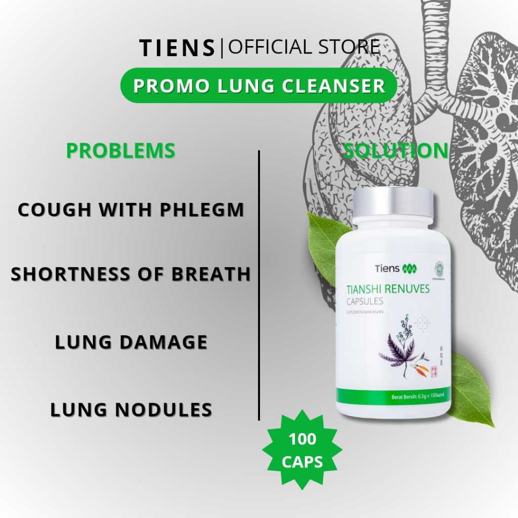 SUPPLEMENT RENUVES TIENSHI ORIGINAL LUNG CLEANSER ASMA COUGH MEDICINE