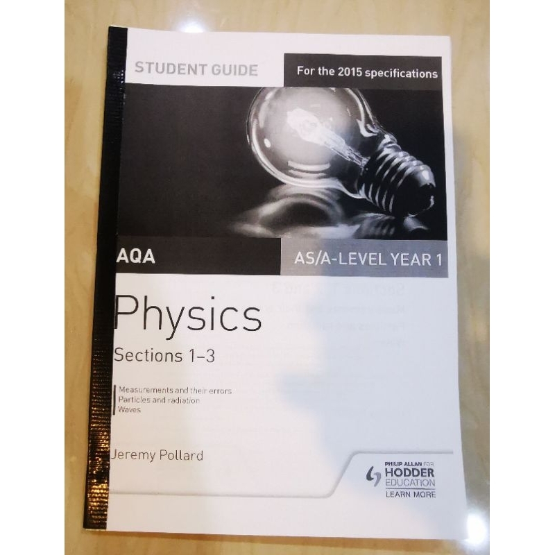Student Guide AQA Physics AS/A-Level Year 1 & 2 | Shopee Malaysia