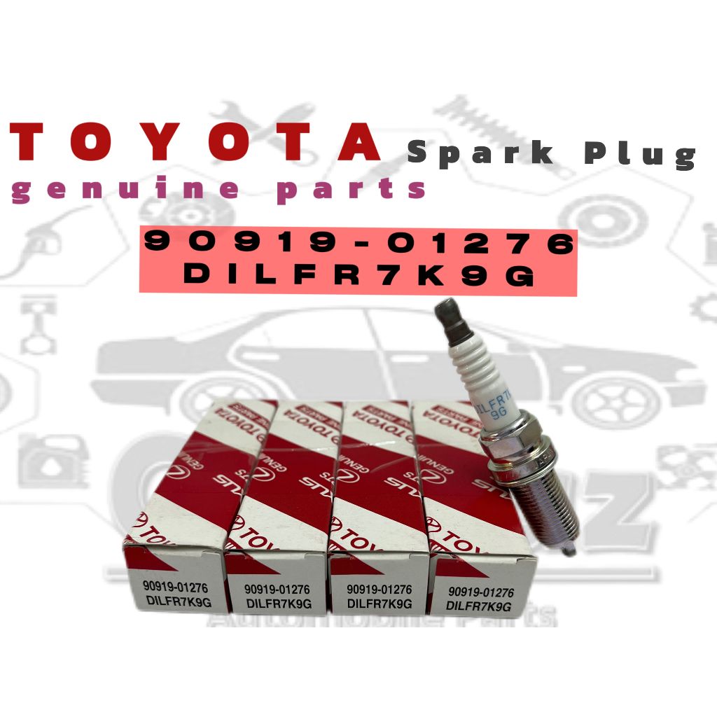 TOYOTA SPARK PLUG 9091901276 (4PCS) LEXUS NX200T AGZ10, HARRIER ASU60