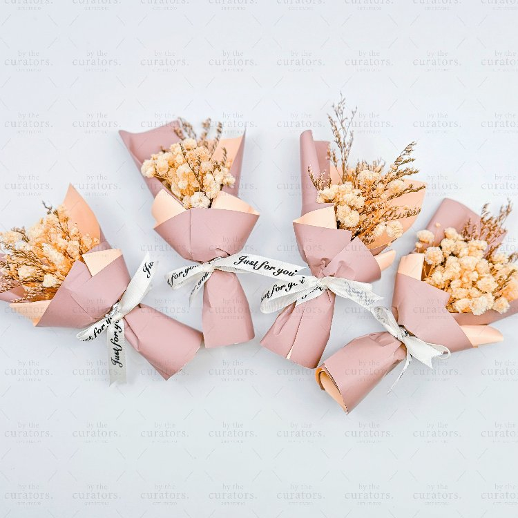 PRESERVED FLOWERS MINI BOUQUET💐Premium Quality Baby Breath Bunga for GF ...