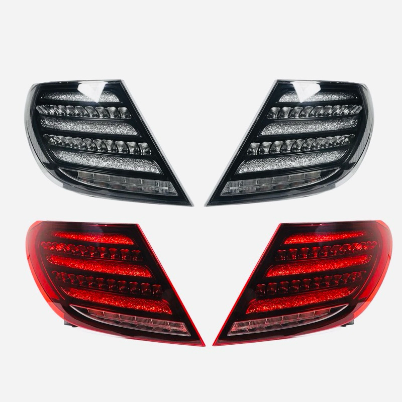 Mercedes Benz w204 2007 - 2014 diamond V2 rear led tail lamp light ...
