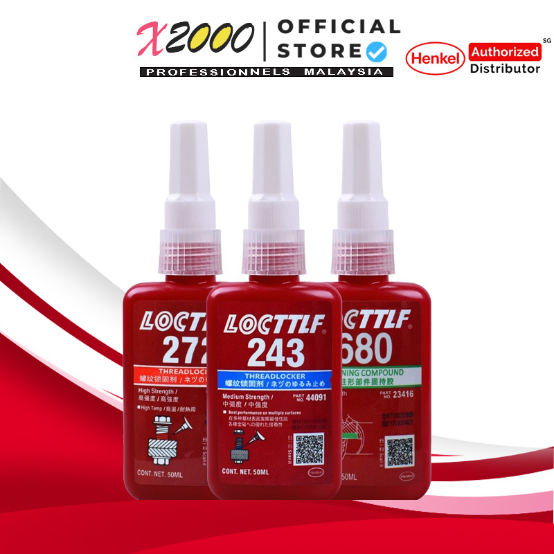 Locttlf 243 Metal Fixing Glue Good heat resistance, against reflections