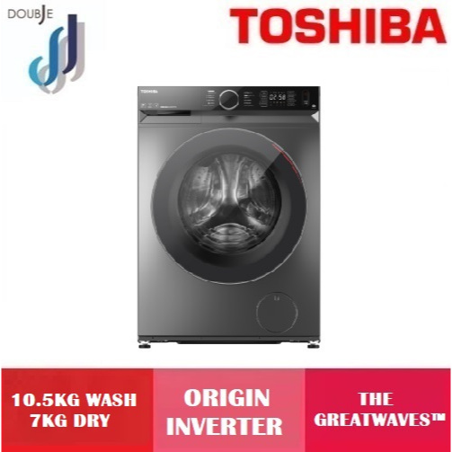 Toshiba 10.5/7 KG INVERTER™ Washer Dryer TWD-BM115GF4M(SK) | Shopee ...