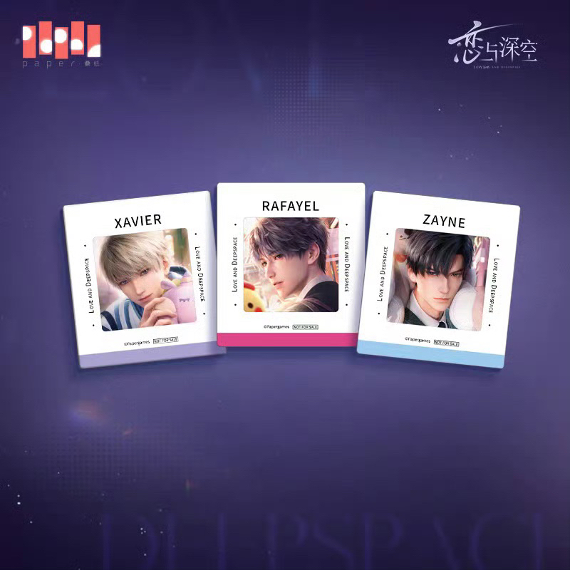 [Preorder] Love and Deepspace official merchandise transparent photo card Zayne Xavier 恋与深空2024