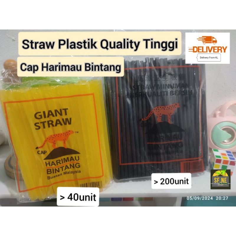 Straw Plastic High Quality (Flexible Straw and Giant Straw) | Shopee ...
