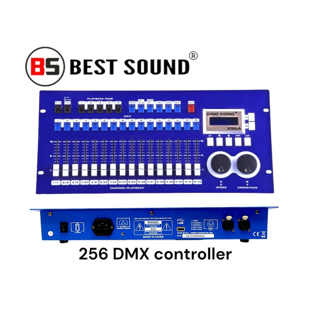 BS Best Sound 256A Professional DMX 512 Controller Flycase Package ...
