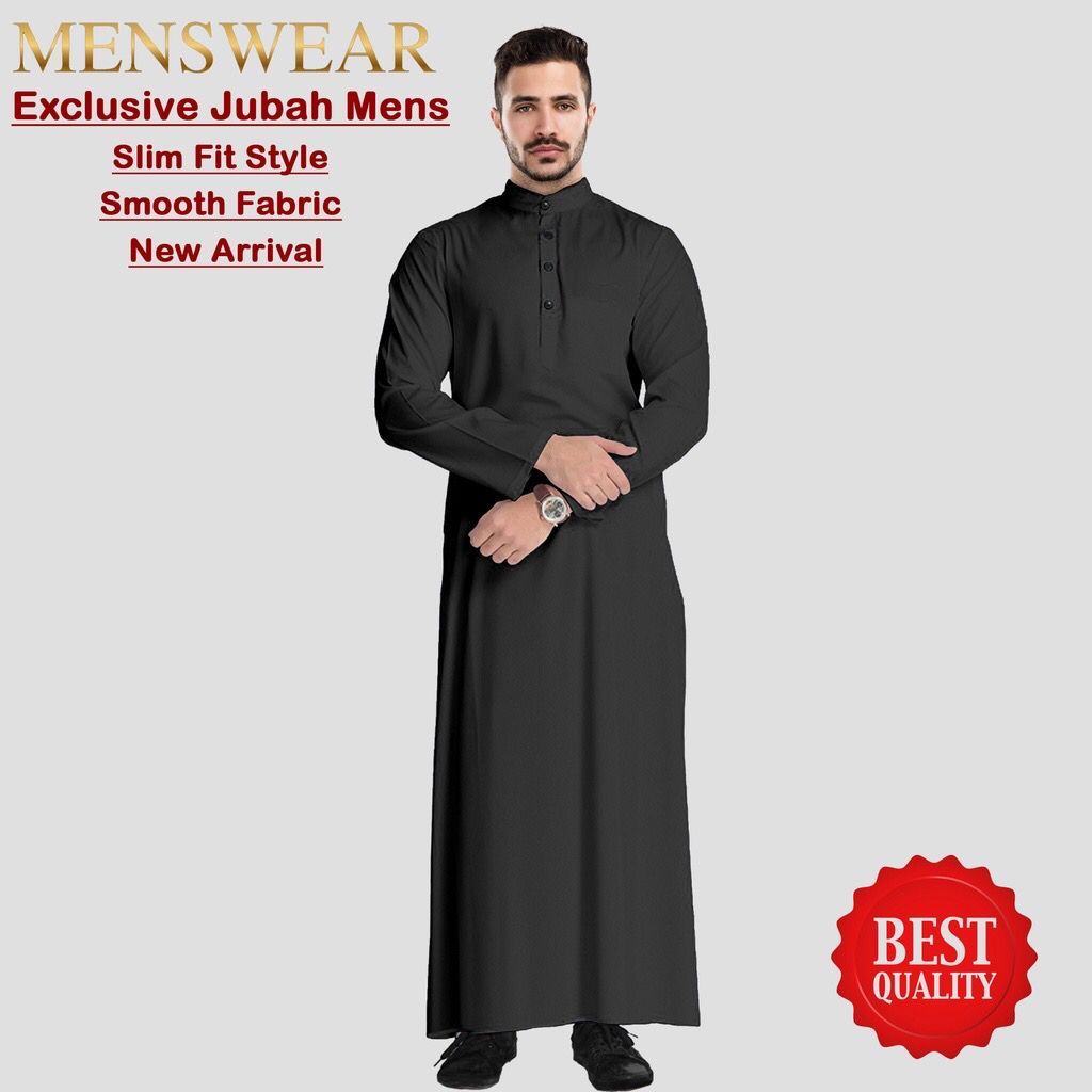 Jubah Arab Lelaki Jubah Men Robe & Jubah Muslim Fashion premium ...