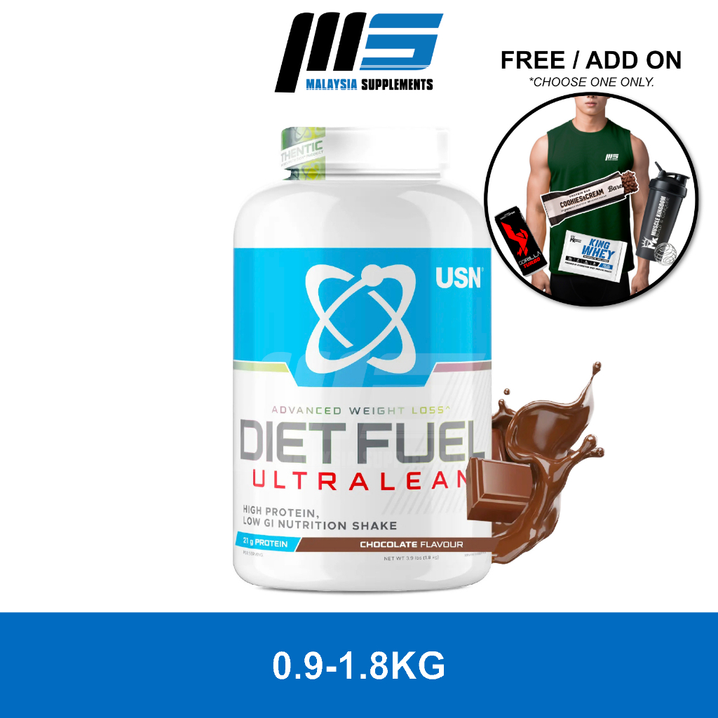 USN Diet Fuel Ultra Lean (0.91.8kg) [FREE GIFT] Meal Replacement