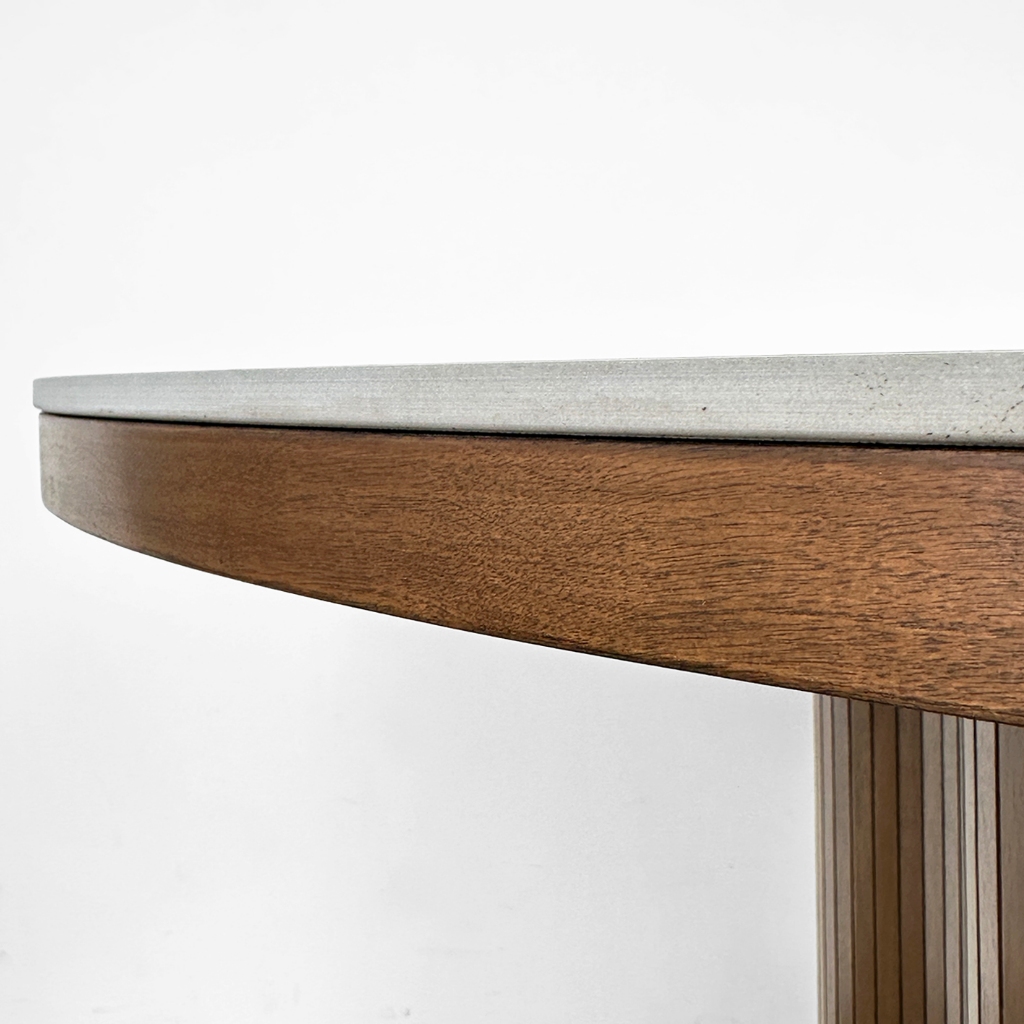 Arturo - Petal Sintered Stone Top Round Dining Table (1.35M) | Shopee ...