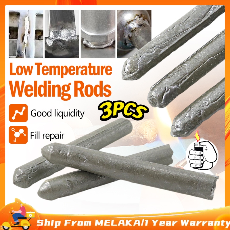 3PCS Universal Welding Rods - Low Temperature Flux Core Welding Rods ...