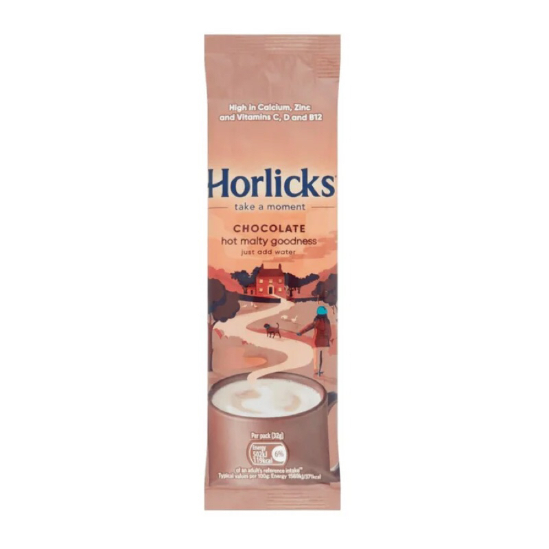 Horlicks Instant Hot Malty Goodness Sachet Chocolate / Original 32gram ...