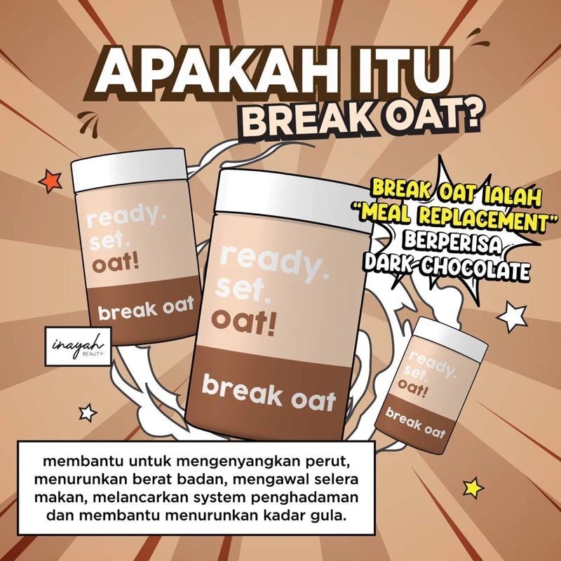 Break Oat Original HQ (botol) | Shopee Malaysia