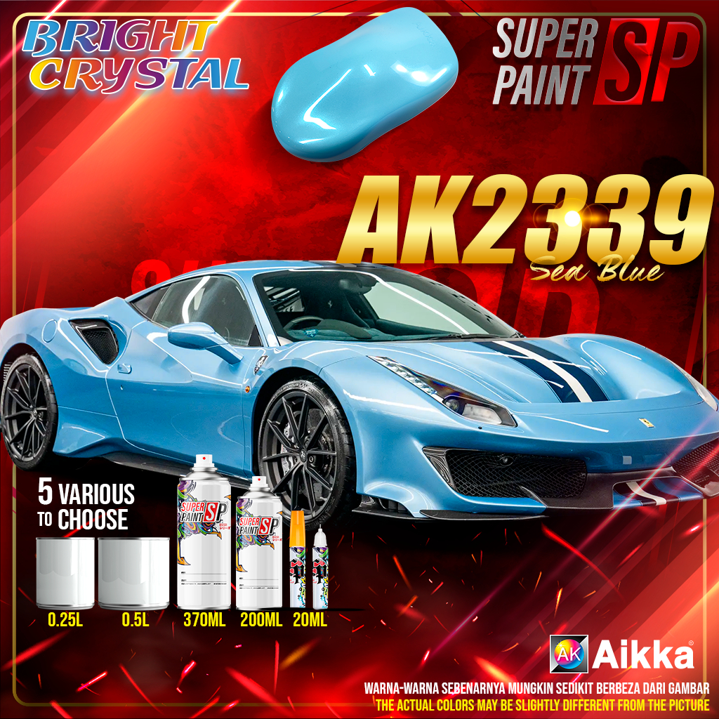 AIKKA AK2339 Sea Blue | Bright Crystal Series | Automotive Aikka 2K Car ...