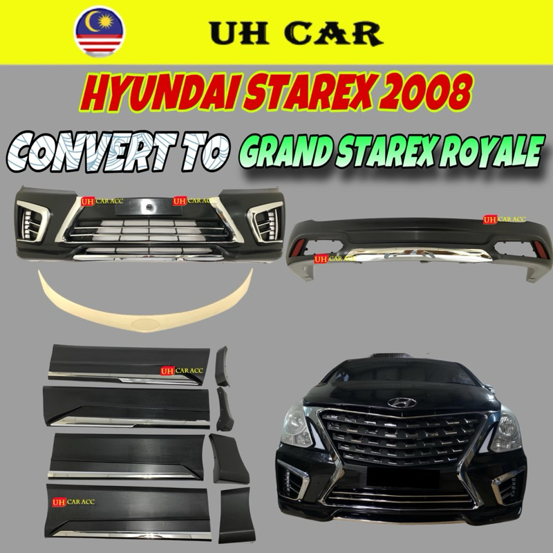 Hyundai Starex 20072018 Convert To Grand Starex Royale Style Bumper