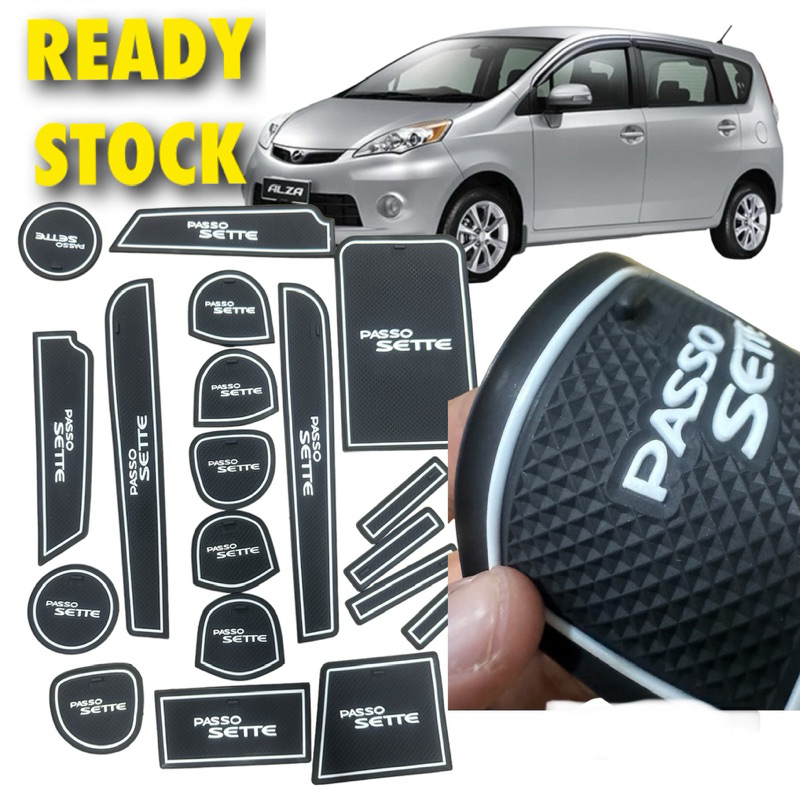 perodua alza set interior pad anti slip mat toyota passo sette set car ...
