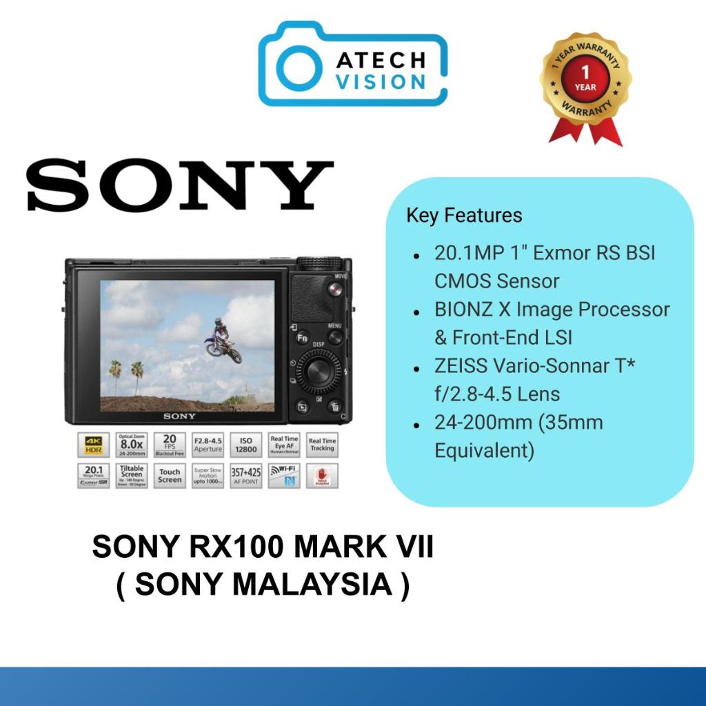 (READY STOCK ) SONY RX100 VII COMPACT CAMERA ( BLACK) FREE 64GBCARD ...