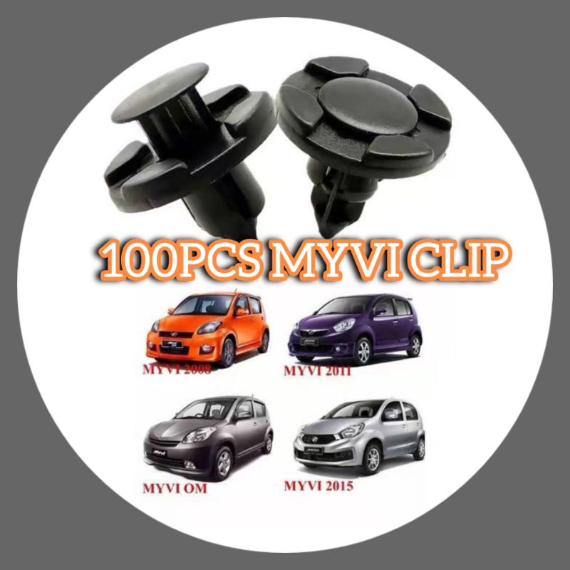 Perodua Myvi/Viva/Axia Fender Under Shield Clips/Bumper Clips(OEM