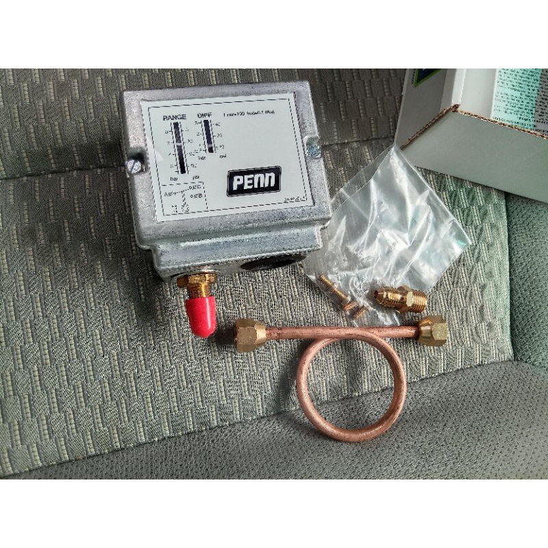 Johnson Control Pressure Switch(0.5 to 7 bar) HiLow c/w Copper Tube