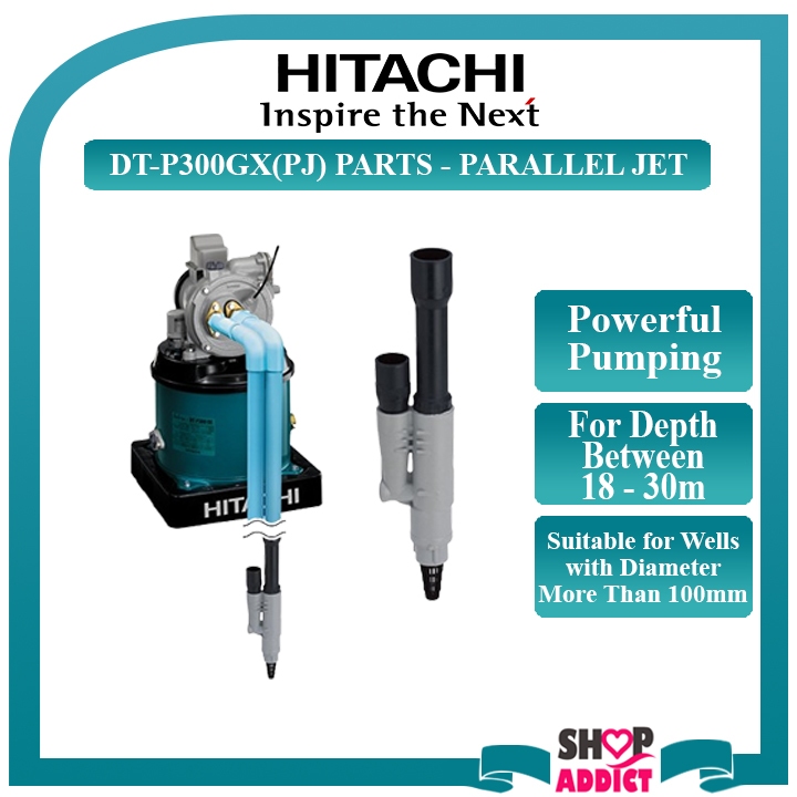 Hitachi Water Pump DT-P300GX (PJ) Spare Parts Parallel Jet ( Footbar ...