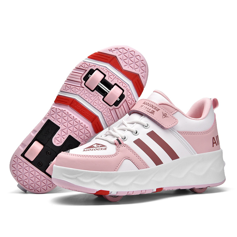 Emog s New Rampage Shoes Four Wheel Roller Shoes Boys and Children s Wheeled Shoes Girls Skating Shopee Malaysia