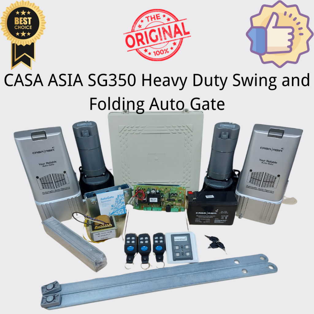 CASA ASIA SG350 AutoGate Heavy Duty Swing and Folding Auto Gate ...