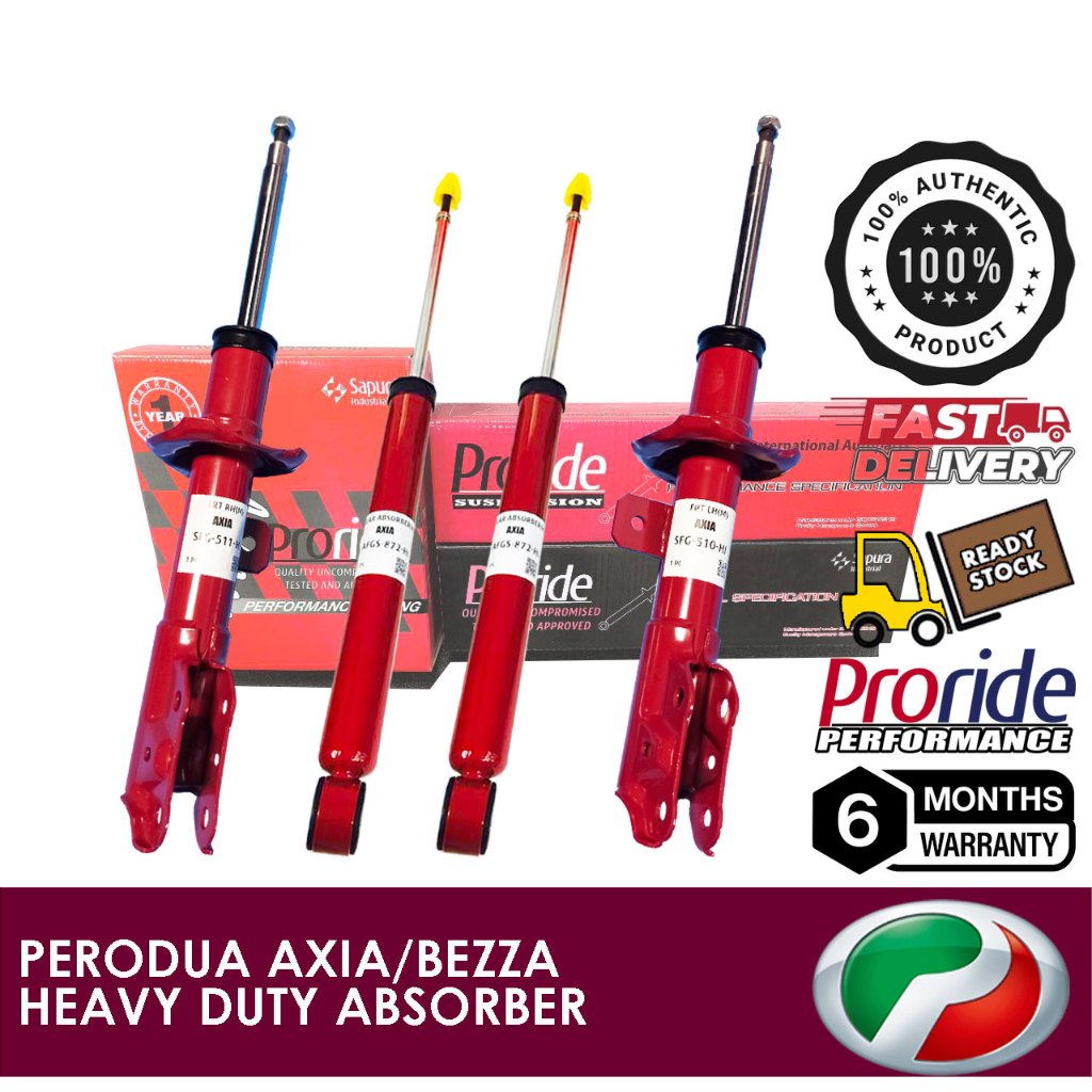 PRORIDE ABSORBER HEAVY DUTY PERODUA AXIA/BEZZA [READY STOCK] | Shopee ...