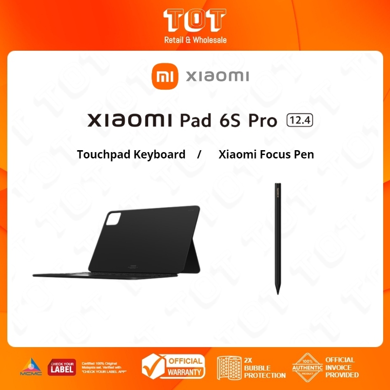 Xiaomi Focus Pen / Touchpad Keyboard for Xiaomi Pad 6s Pro 12.4 ...