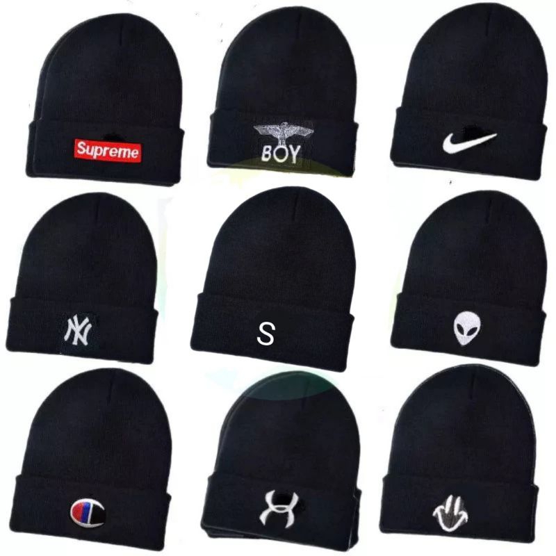 [Ship in 24 hrs] Hip Hop Beanie Hat Unisex Snow Cap Topi Lelaki ...