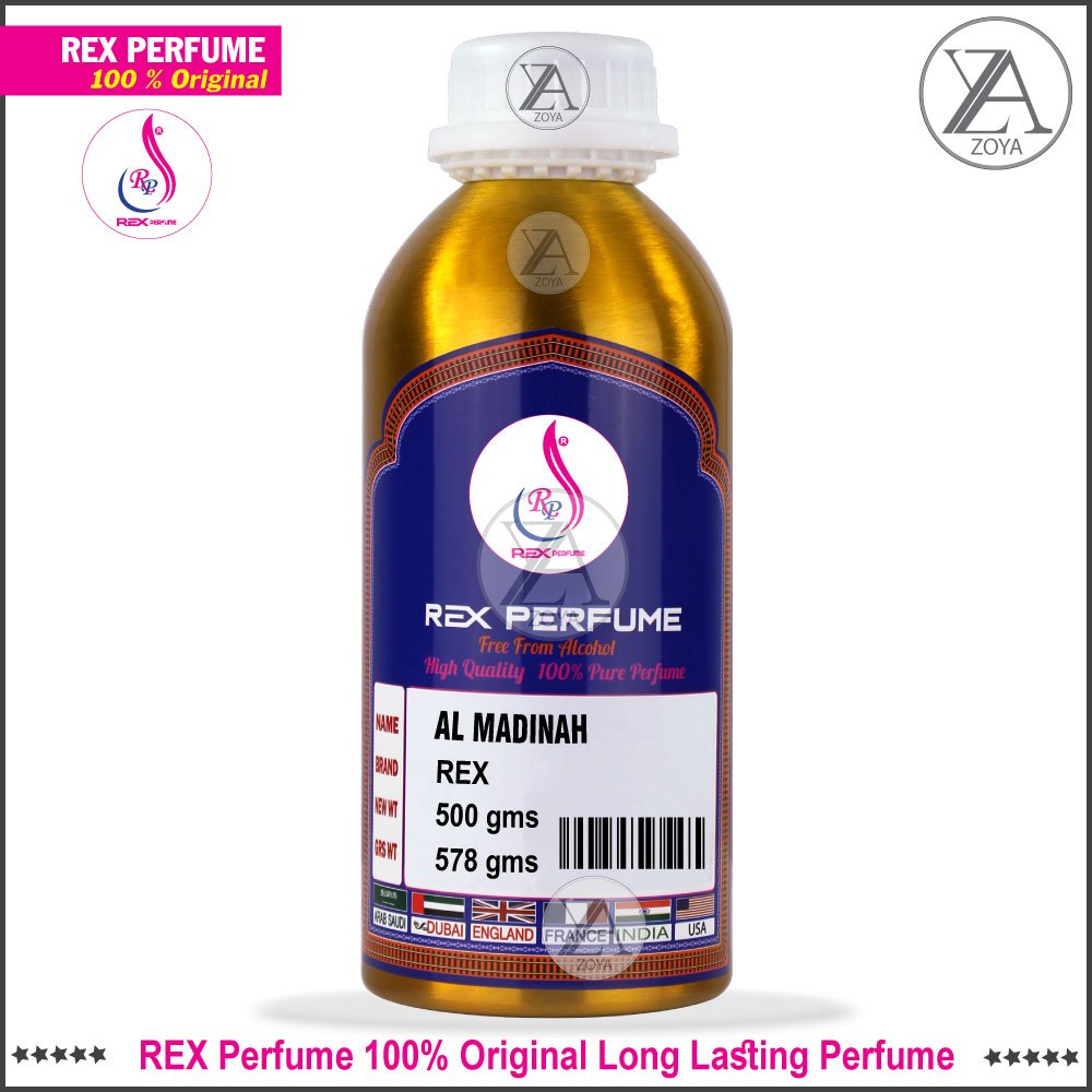 AL MADINA REX Perfume 100% Original Unisex Perfume Pati Miyak Wangi ...