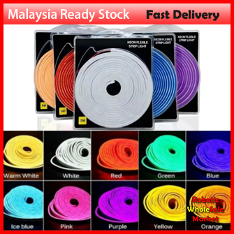 5meter 12V Neon Light Strip SMD 2835 6x12mm 120Ledsm Flexible LED Strip Tape IP65 Neon Sign Neon Tube,