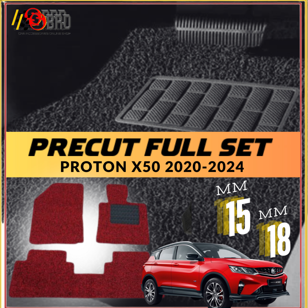 Proton X Oem Precut Pvc Carpet Coilmat Karpet Magic Grip Full Set