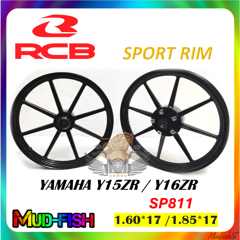 RCB SP811 811 SPORT RIM With Bearing FOR YAMAHA Y15ZR | Y16ZR Black ...