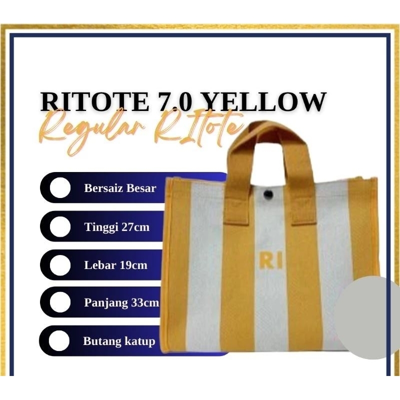 RIZALMAN RITOTE 7.0 YELLOW 💯 ORIGINAL 🔥🔥 | Shopee Malaysia