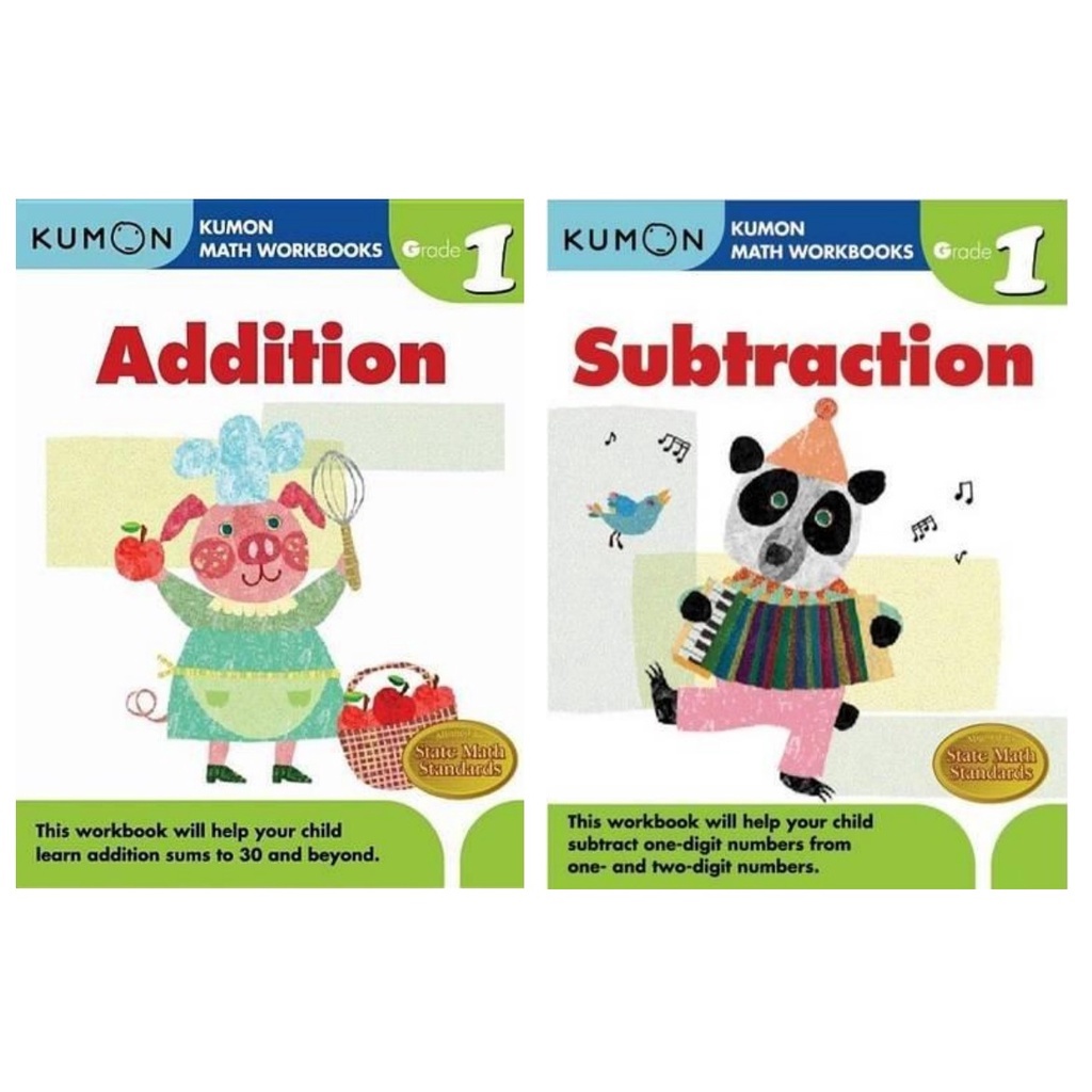 Kumon Math Workbooks 10 Books Grade 1-4 with Answer | Shopee Malaysia