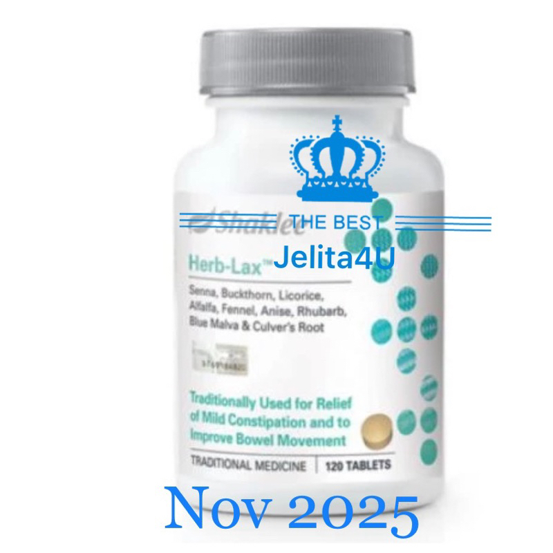 🌱 SHAKLEE herblax herb lax HERBLAX (Trial Pack 30 tablets) Shopee