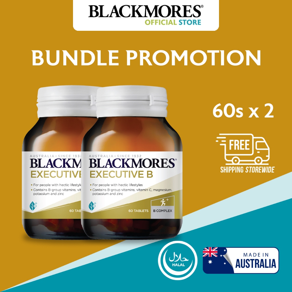 [Bundle Of 2] Blackmores Executive B 60s - Reduces Stress And Tiredness ...