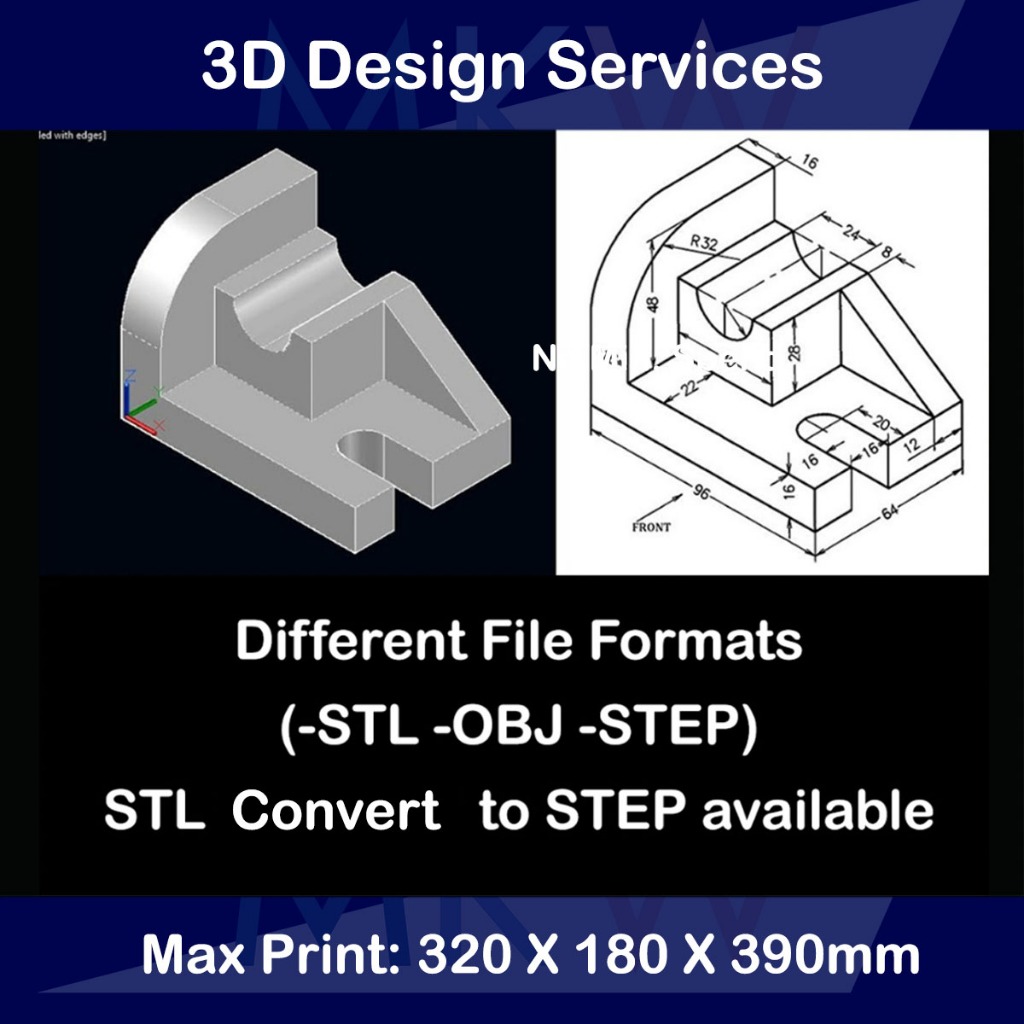 3D Modelling STL OBJ file | Model Design | Shopee Malaysia