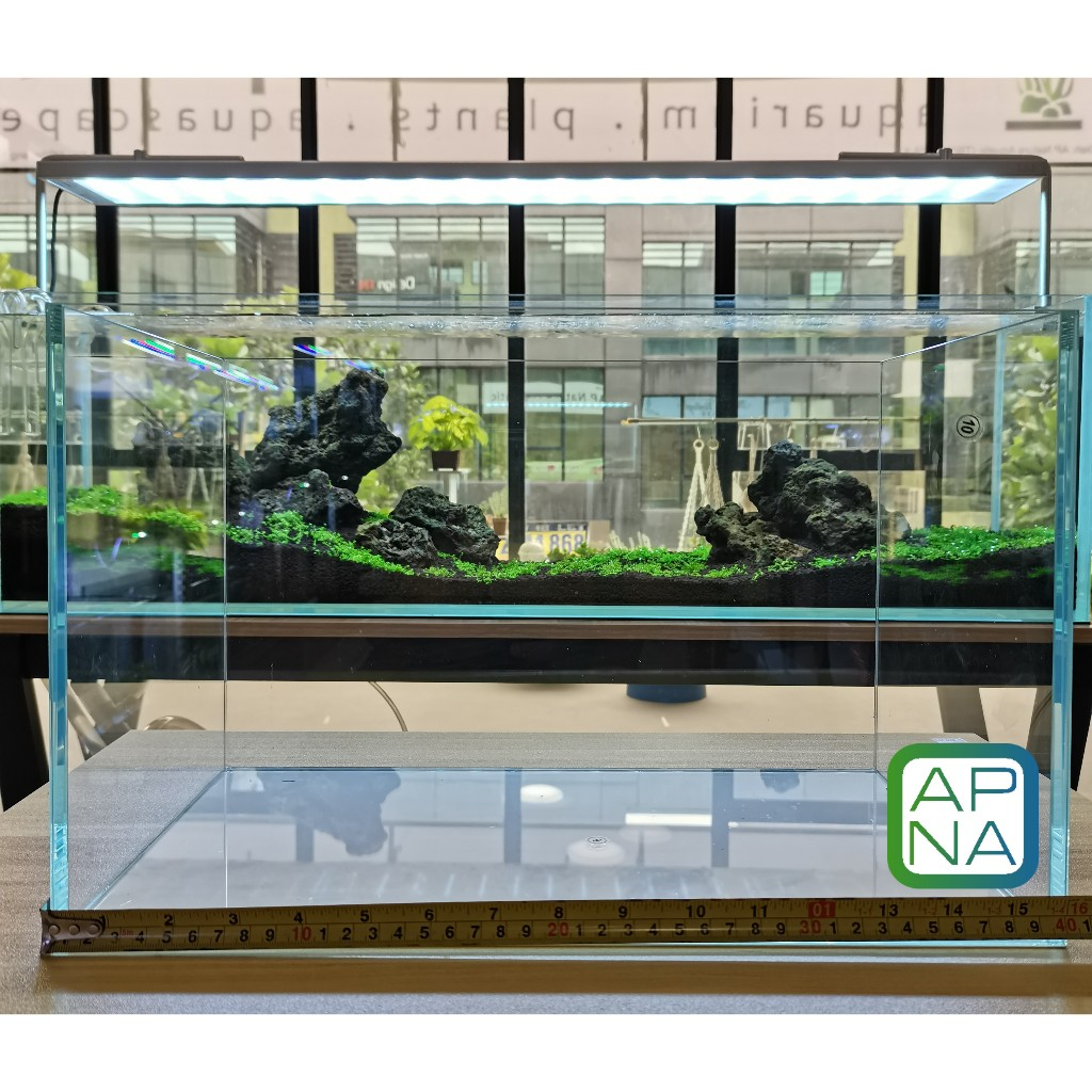 🐟 40 & 45cm (5mm) Rectangle Ultra Clear Glass Aquarium Tank for Nano ...