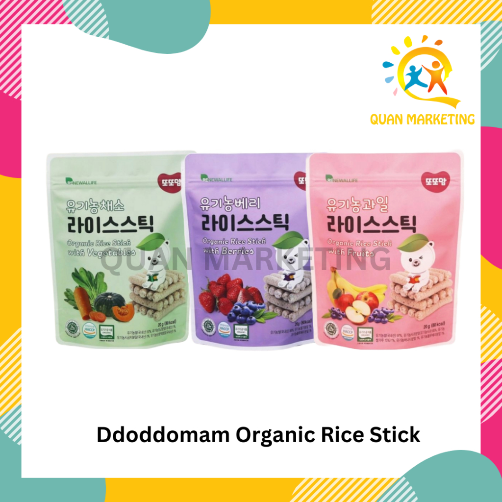 RENEWALLIFE DDODDOMAM ORGANIC RICE STICK 20g - Berry / Vegetables ...