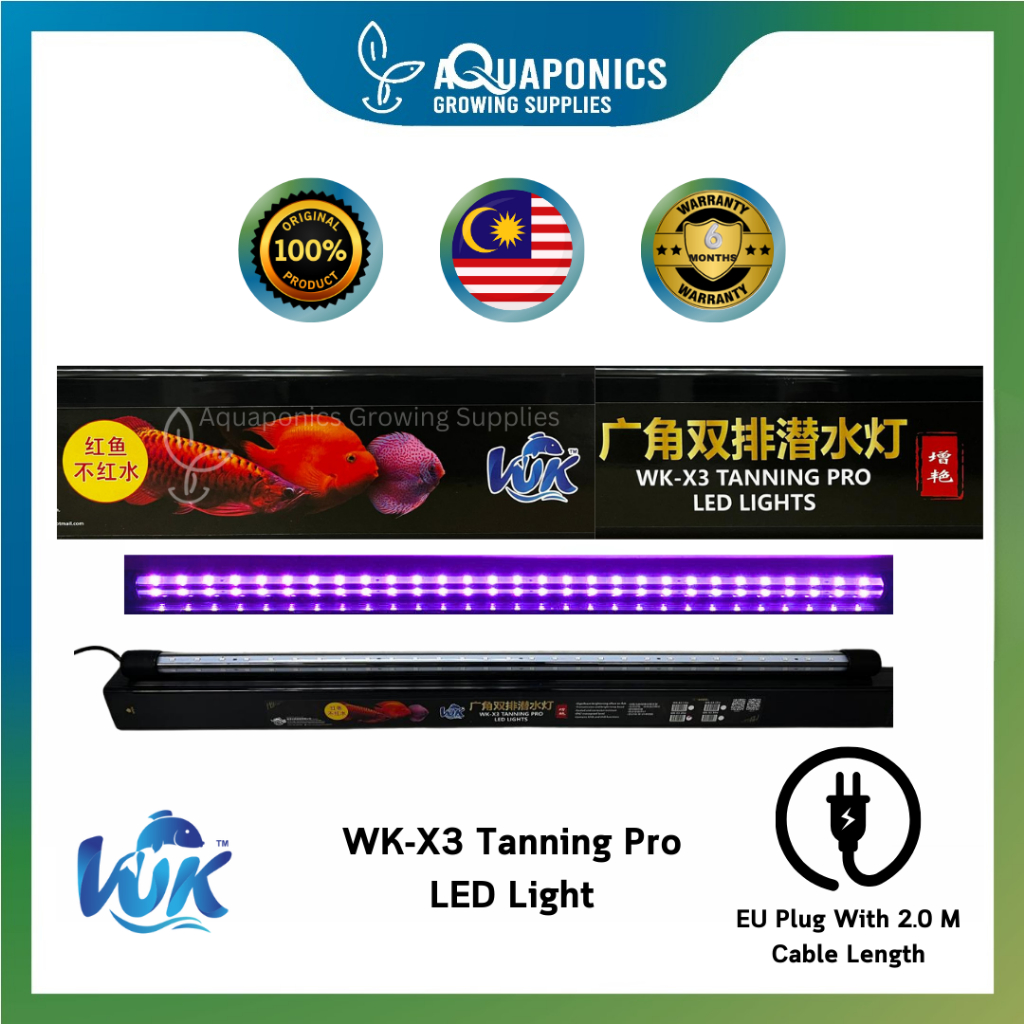 WK-X3 Arowana Tanning Pro LED Light Color Booster Aquarium Submersible ...