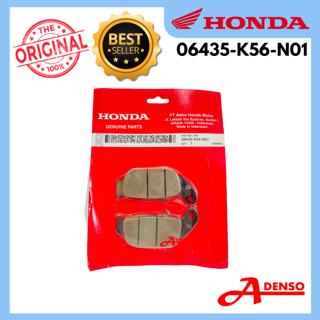 RS150 GTR150 WINNER DASH110 FUTURE 125 DASH 125i NEW REAR BRAKE PAD ...