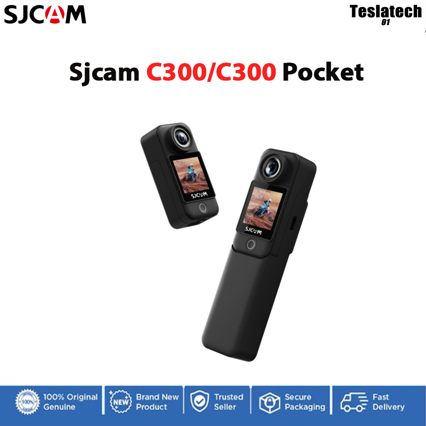 Ready Stock]SJCAM C300 /C300 Pocket Action Camera 4K HD WIFI Dual Screen Touch Control Detachable Mini Camera I.681991923