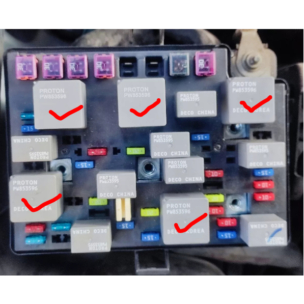 Proton Persona GEN 2 NEO Lamp Relay Fan Relay Radiator Fan Relay Power ...