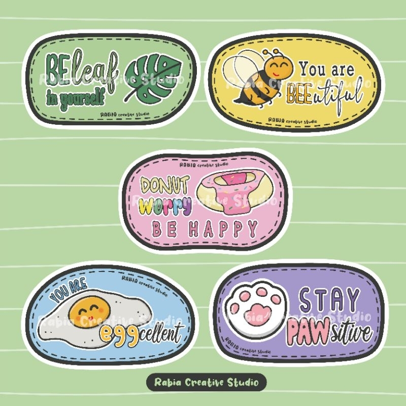 Motivational Silly Sticker Pack | Shopee Malaysia