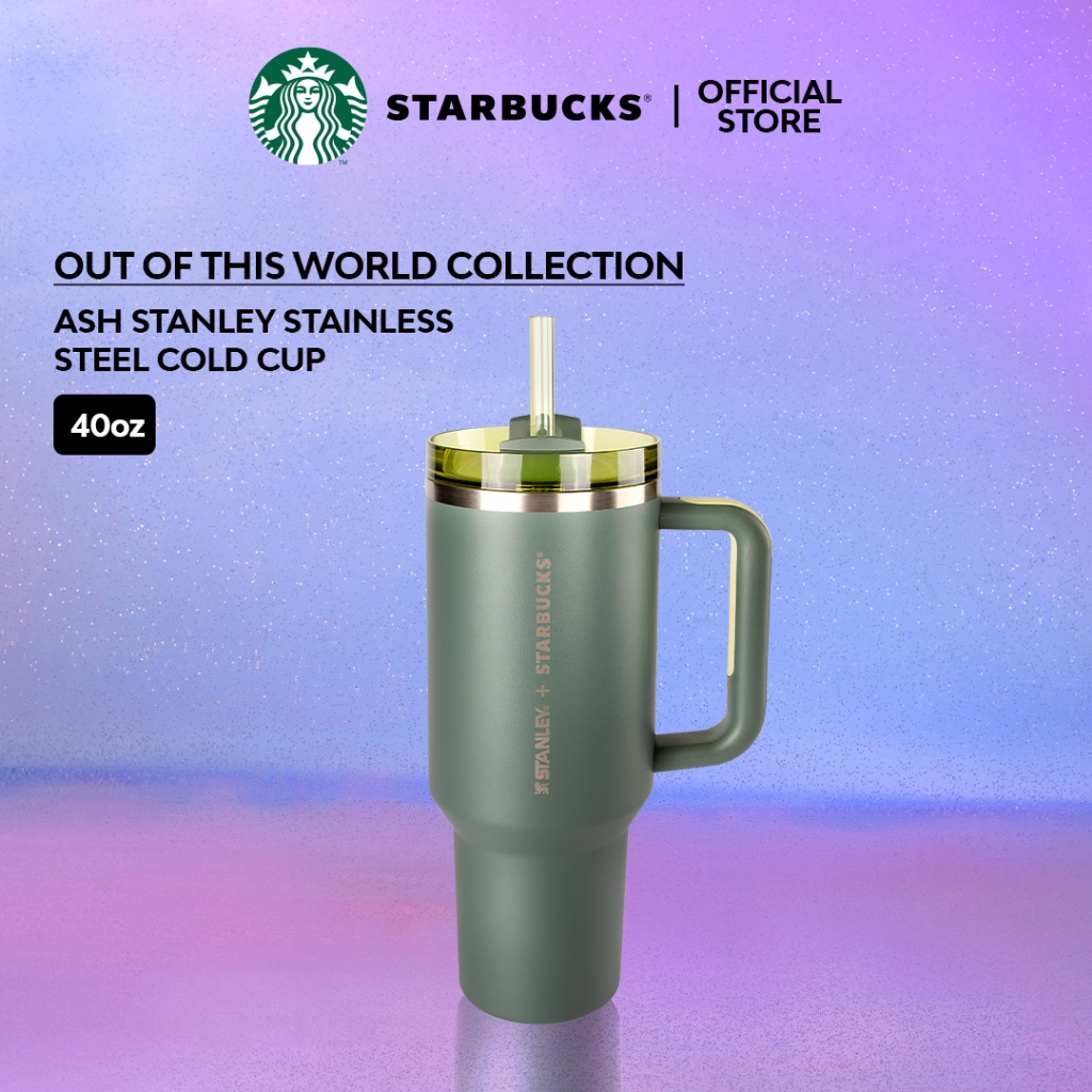 STARBUCKS Ash Stanley Stainless Steel Cold Cup (40OZ) | Shopee Malaysia