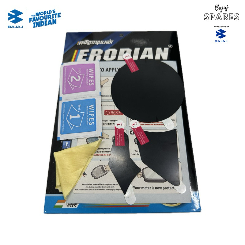 TINTED METER SCREEN PROTECTOR SPEEDOMETER NS200/RS200/NS160 PULSAR ...