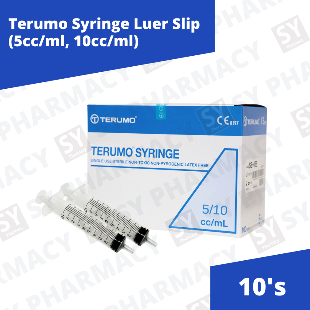 Terumo Syringe Luer Slip Without Needle (5cc/ml,10cc/ml) | Shopee Malaysia