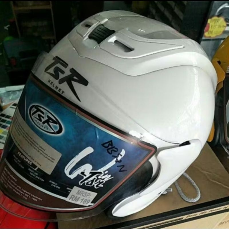 TSR Helmet RAM4 Plain Colour Shopee Malaysia